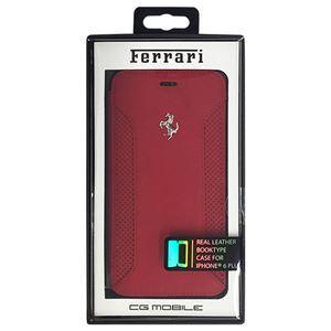 FERRARI 公式ライセンス品 F12 Booktype Case Red iPhone6 PLUS用 FEF12FLBKP6LRE - 拡大画像