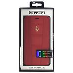 FERRARI 公式ライセンス品 458 Red Leather Booktype Case iPhone6 PLUS用 FE458GFLBKP6LRE