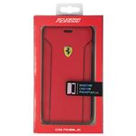 FERRARI 公式ライセンス品 FIORANO Red PU Leather Booktype Case iPhone6 PLUS用 FEDA2IFLBKP6LRE
