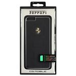 FERRARI 公式ライセンス品 458 Black Leather Hard Case iPhone6 PLUS用 FE458GHCP6LBL