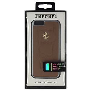 FERRARI 公式ライセンス品 458 -Camel Leather Hard Case iPhone6 PLUS用 FE458GHCP6LCA - 拡大画像