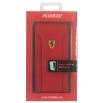 FERRARI 公式ライセンス品 FIORANO Red PU Leather Flap Case iPhone6 用 FEDA2IFLP6RE