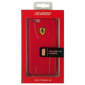 FERRARI 公式ライセンス品 3D Hard Case Red iPhone6 用 FE3DHCP6RE - 拡大画像