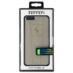 FERRARI 公式ライセンス品 458 Dark Gray Leather Hard Case iPhone6 PLUS用 FE458HCP6LGR