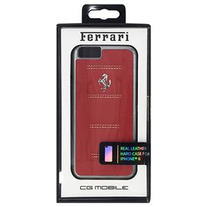 FERRARI 公式ライセンス品 458 Red Leather with Beige Stitchings Hard Case iPhone6 用 FE458HCP6REB - 拡大画像