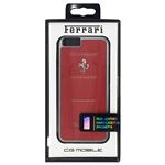 FERRARI 公式ライセンス品 458 Red Leather with Beige Stitchings Hard Case iPhone6 用 FE458HCP6REB