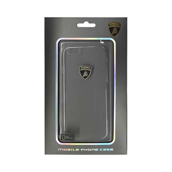 (まとめ)Lamborghini 公式ライセンス品 Ultra thin polycarbonate nude skin case スーパースリムクリアPCハードケース iPhone6 用 LB-UVMIP6S-DI/D0-WE【×2セット】f00