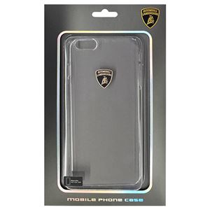 (まとめ)Lamborghini 公式ライセンス品 Ultra thin polycarbonate nude skin case スーパースリムクリアPCハードケース iPhone6 PLUS用 LB-UVMIP6L-DI/D0-WE【×2セット】