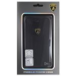 Lamborghini 公式ライセンス品 Genuine Leather book case w/card holder iPhone6 用 LB-SSHFCIP6-HU/D2-BK
