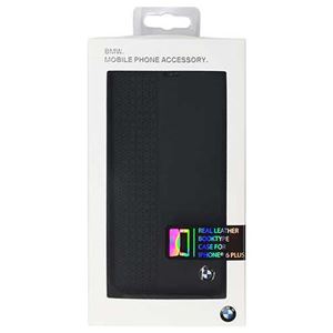 BMW 公式ライセンス品 Booktype Case Perforated Black iPhone6 PLUS用 BMFLBKP6LPEB - 拡大画像