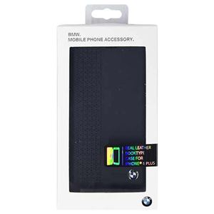 BMW 公式ライセンス品 Booktype Case Perforated Blue iPhone6 PLUS用 BMFLBKP6LPEN - 拡大画像