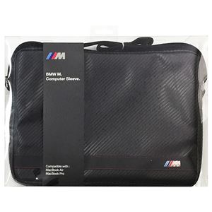 BMW 公式ライセンス品 PU Leather Computer Sleeve Carbon Effect Black Stripe 13インチ BMCS13MCC - 拡大画像