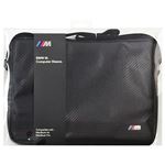 BMW 公式ライセンス品 PU Leather Computer Sleeve Carbon Effect Black Stripe 13インチ BMCS13MCC