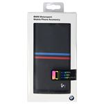 BMW 公式ライセンス品 Booktype case Tricolor stripes Blue iPhone6 PLUS用 BMFLBKP6LSBN