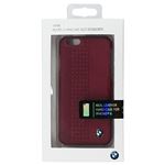 BMW 公式ライセンス品 Hard case Perforated Red iPhone6 用 BMHCP6PER