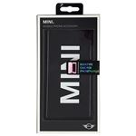 MINI 公式ライセンス品 Booktype case-Vinyl Black iPhone6 PLUS用 MNFLBKP6LVIBK