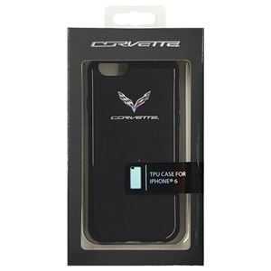 CORVETTE 公式ライセンス品 TPU case -Black color iPhone6 用 COBUP6BL - 拡大画像