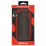 Snap-on 公式ライセンス品 SNAP-ON CARBON LEATHER BOOK TYPE CASE RD FOR IPHONE6PLUS iPhone6 PLUS用 SO-P55L1RBK