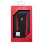 DUCATI 公式ライセンス品 本革製ハードケース iPhone6 用 DU-BCIP6-SB/D1-RD