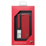 DUCATI 公式ライセンス品 Genuine Leather book case w/card holder 本革製手帳型ケース(カードホルダー付き) iPhone6 用 DU-FCIP6-SF/D1-RD