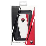 (まとめ)DUCATI 公式ライセンス品 クリスタルクリア素材ハードケース iPhone6 用 DUC-CJIP6-RS/D1-WE【×2セット】