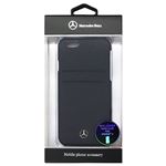 Mercedes-Benz 公式ライセンス品 Pure Line カード収納付ハードケース ネイビー iPhone6 用 MEHCP6PLNA