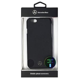 Mercedes-Benz 公式ライセンス品 Pure Line 本革ハードケース(フロントグリル) ブラック iPhone6 用 MEHCP6EMSBK - 拡大画像