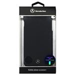 Mercedes-Benz 公式ライセンス品 Pure Line 本革ハードケース(フロントグリル) ブラック iPhone6 PLUS用 MEHCP6LEMSBK