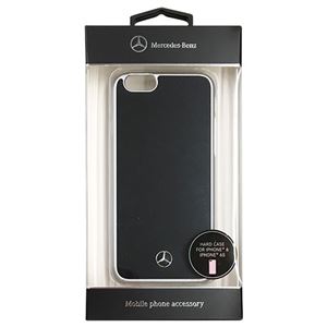 Mercedes-Benz 公式ライセンス品 Dynamic メタリックハードケース ブラック iPhone6 用 MEHCP6BK - 拡大画像