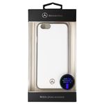 Mercedes-Benz 公式ライセンス品 Dynamic メタリックハードケース ホワイト iPhone6 用 MEHCP6WH