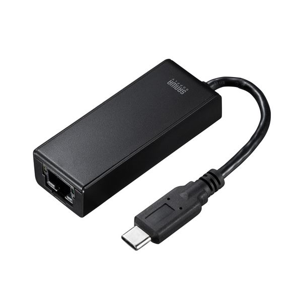 (まとめ)サンワサプライ Gigabit対応USBTypeCLANアダプタ(Mac用) LAN-ADURCM【×2セット】f00