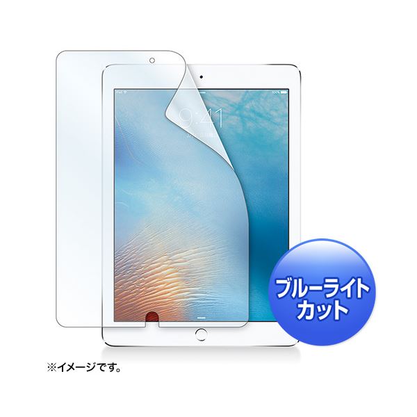 (まとめ)サンワサプライ iPadAir3用ブルーライトカット液晶保護指紋反射防止フィルム。 LCD-IPAD7BCAR【×2セット】f00