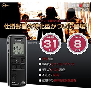 ベセトジャパン 仕掛け録音ボイスレコーダー TOP-10 商品写真