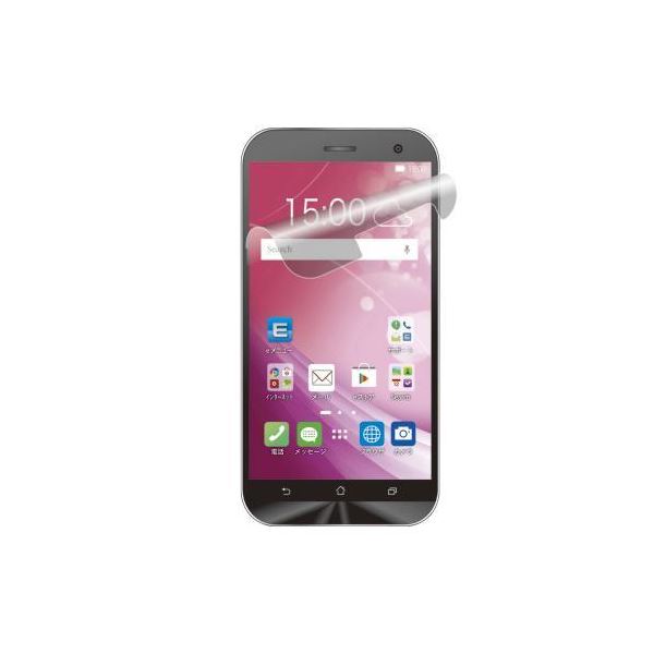 (まとめ)エレコム ZenfoneZoom用指紋防止高光沢フィルム PM-ASZZFLFTG【×5セット】f00