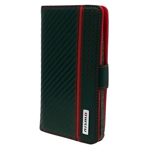 エアージェイ NISMO Universal Book Type Case for Smartphone Leather S Size NM-SAM1BK - 拡大画像