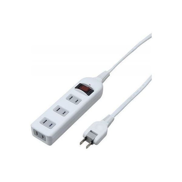 (まとめ)YAZAWA ノイズフィルター集中スイッチ付タップ Y02BKNS411WH【×5セット】f00