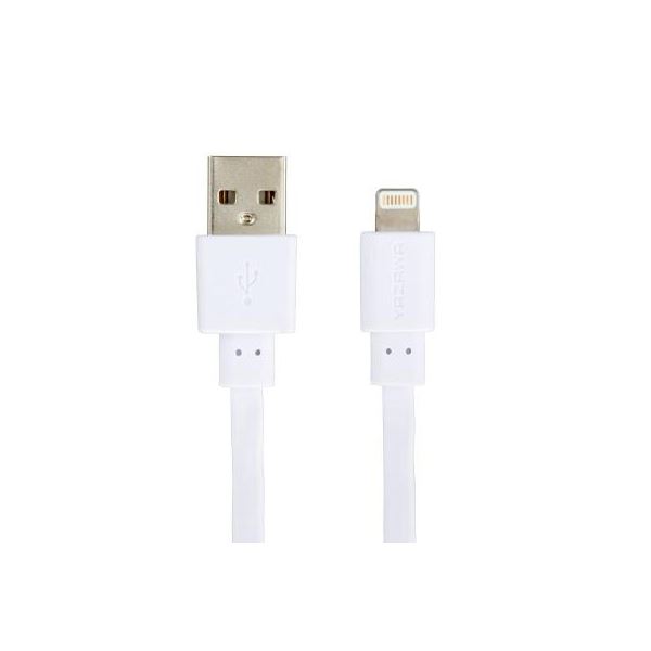 (まとめ)YAZAWA iPhone用充電・データ転送ケーブル MLLF12WH【×3セット】f00