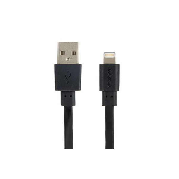 (まとめ)YAZAWA iPhone用充電・データ転送ケーブル MLLF12BK【×3セット】f00