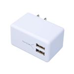 (まとめ)YAZAWA 高出力USB充電器 MCU31A2WH【×3セット】