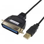 (まとめ)変換名人 USB to パラレル36ピン(1.0m) USB-PL36/10G2【×5セット】