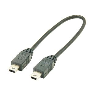 (まとめ)変換名人 USBケーブル20cm miniHOST to miniHOST USBM5H-M5H20【×10セット】 - 拡大画像