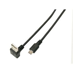 (まとめ)変換名人 USB A(下L)→micro100cmケーブル USBADL-MC/CA100【×10セット】 商品画像