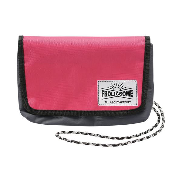 (まとめ)ノルコーポレーション FROLICSOME ALL ABOUT ACTIVITY スマホポーチ ピンクグレーFOZ-1-03【×3セット】f00