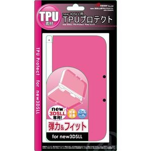 (まとめ)アンサー new3DSLL用 TPUプロテクト(ピンク) ANS-3D060PK【×5セット】 - 拡大画像