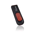 (まとめ)ADATA USBメモリ 32GB USB2.0 スライド式 ブラック AC008-32G-RKD【×5セット】