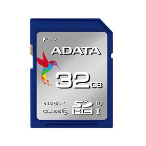 (まとめ)ADATA Premier SDHCカード 32GB Class10 UHS-I ASDH32GUICL10-R【×5セット】 商品写真
