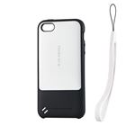 (まとめ)エレコム iPhone5/5s用TOUGH SLIMケース PM-A16STSWH【×2セット】