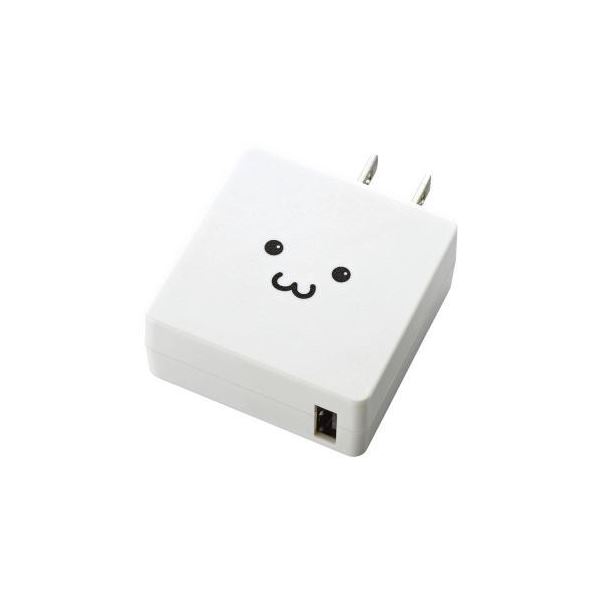 (まとめ)エレコム MPA-ACUCN004シリーズ1ポートWF MPA-ACUCN004WF【×3セット】f00