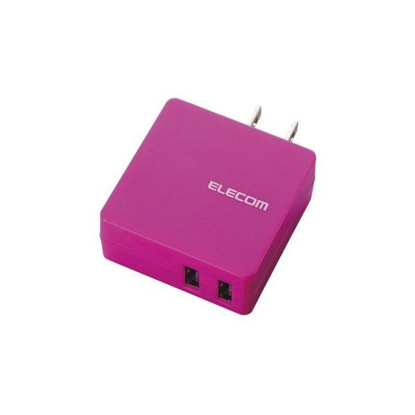 (まとめ)エレコム MPA-ACUCN005シリーズ2ポートPN MPA-ACUCN005PN【×3セット】f00