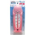 (まとめ)EMPEX 浮型 湯温計 ぷかぷかラッコ TG-5203 ピンク【×5セット】